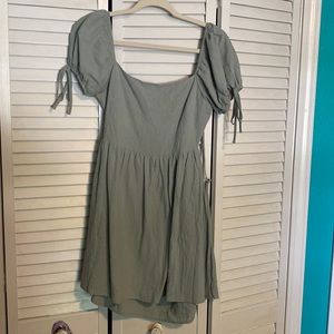 Sage green dress